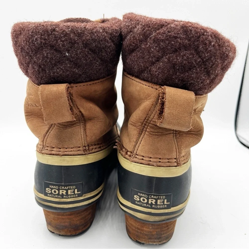 Sorel Slimpack Lace II Waterproof Boot Shoe Fleece Lining